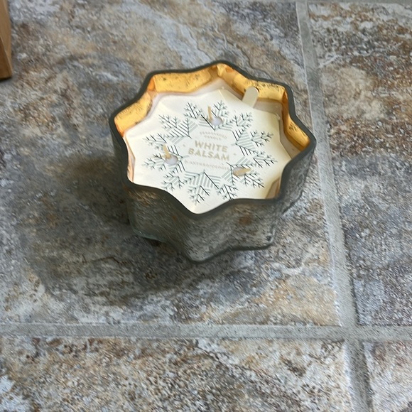 Anthropologie Home White Balsam Star Candle NIB - Picture 9 of 16